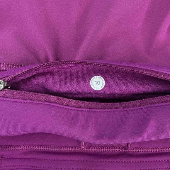 Lululemon Pace Rival Mid Rise Skirt Skort in Vivid Plum Size 10 TALL Golf Tennis - Picture 4 of 9